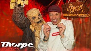 Inside THE CROWS Scarezone! | THORPE PARK Fright Nights 2024