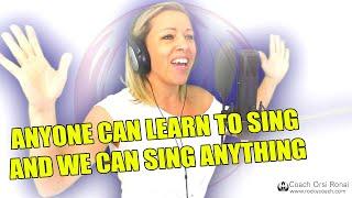 The Power Of Singing / Mindset - Vocal Coach / Orsi Ronai / Limitations are only in our mind