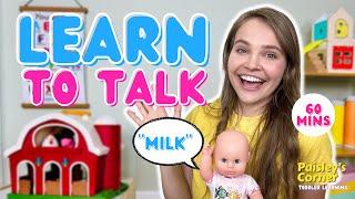 Learn to Talk - Baby Learning 4 | First Words & Sentences | Sign Language for Babies & Toddlers