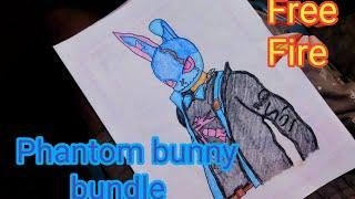 Phantom bunny bundle drawing // Free fire  drawing // FF ART