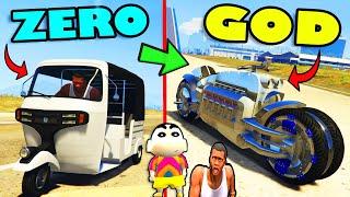 Franklin Upgrading ZERO To GOD BIKE in GTA 5 | SHINCHAN and CHOP