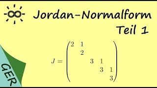 Jordan-Normalform - Teil 1 - Überblick