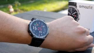 ОБЗОР ЧАСОВ AMAZFIT T-REX 3 с замерами пульса и др тестами