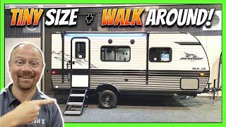 RARE Tiny Camper with Walk Around Bed!! 2023 Jayco Jay Flight 195RB Travel Trailer