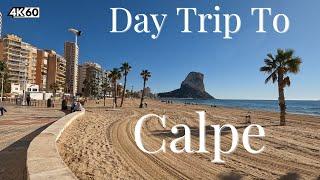 Walking Around Calpe and Christmas Market [4K/CC]