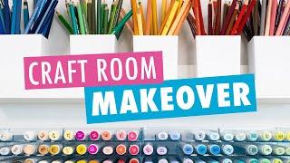 Craft Room Makeover 2020 and First Stationery Haul! (Washi, Ohuhu, Stickers, and Storage)