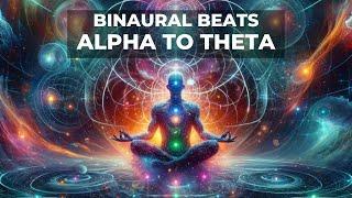 Binaural Beats - Alpha 12 Hz to Theta 6 Hz