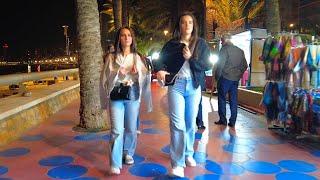 BENIDORM  Nightlife Old Town December 2024 Costa Blanca Spain 4K