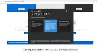 MICROSOFT SQL SERVER CUSTOM INSTALLATION - 2019 DEVELOPER EDITION | INTRODUCTION TO DBMS