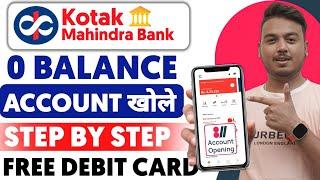 Kotak Mahindra Bank Open Account Zero Balance | Kotak 811 Account Opening Online Zero Balance