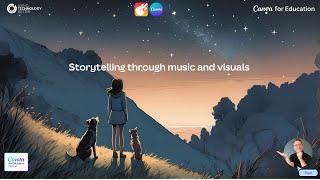 Storytelling through Garage Band and Canva