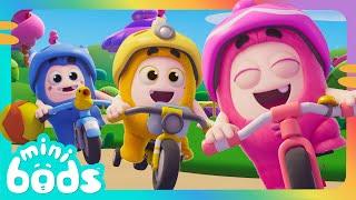 Look! Pedal Power! | ‍️ | Imagination | Minibods | Express Yourself! | Moonbug Kids