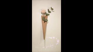 Corrugated paper shell diy handmade art vase flower, paper shell this damn artistic temperament aga