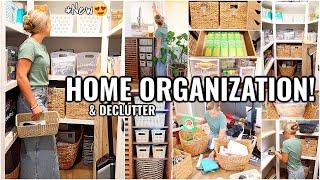 HOME ORGANIZATION IDEAS!! CLEAN & ORGANIZE WITH ME | DECLUTTERING AND ORGANIZING MOTIVATION