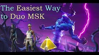 The Easiest Way to Duo MSK - Fortnite StW Mythic Storm King