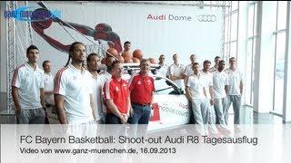 FC Bayern Basketball: Chevon Troutman gewinnt Shoot-out um einen Audi R8 Tagesausflug