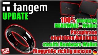 100% ANONYME Krypto-Hardware WalletriesenTangem Update & braucht man den Ring - Deutsch/ German