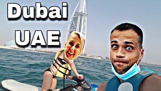 К Burj Al Arab на водных мотоциклах. Careem Bike прокат дешёвых велосипедов в Дубай