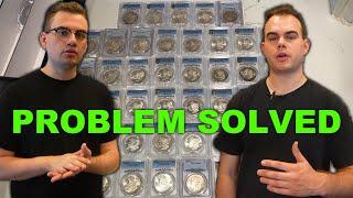 WE SOLVED HIS PROBLEM: BUYING A Rare Silver Dollar Collection!