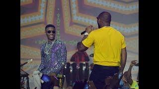 OMG! Wizkid and Davido end their rivalry as they perform FiA Together