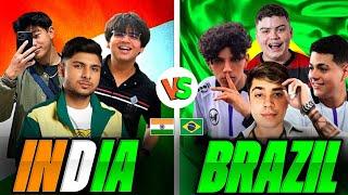 INDIA VS BRAZIL | NG VS MOST POWERFUL SQUAD #freefire #nonstopgaming