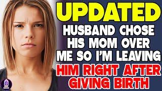 Husband Chose His Mom Over Me—So I’m Leaving Him Right After Giving Birth