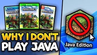 Why I DON'T Play Minecraft Java Edition (Controversial)