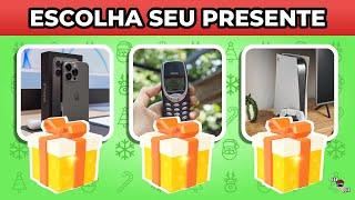  ESCOLHA SEU PRESENTE | ESPECIAL DE NATAL  #geekquiz