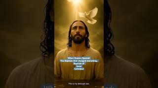 When Heaven Opened: The Baptism That Changed Everything