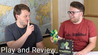 Who will win? Ryan takes on Joel in a tree block building board game