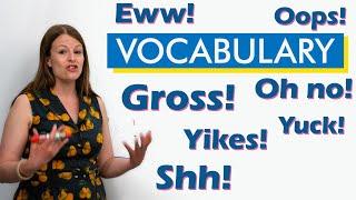 Natural English Conversation: Interjections