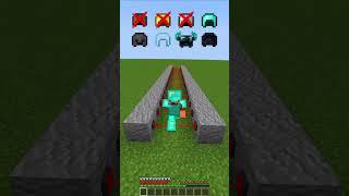 Armor VS Laser in Minecraft (はいよろこんで) #shorts