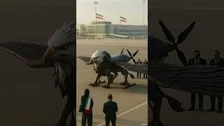 Iran unveils a new griffin - type drone  #科幻 #iran #drone