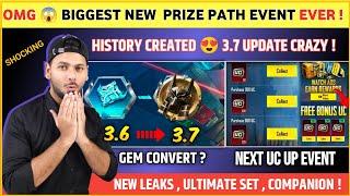 SHOCKING  Biggest Next Prize Path Event | Next Ultimate Set | Next UC Up Event | Bgmi 3.7 Update