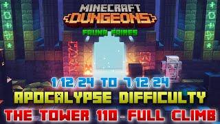 The Tower 110 [Apocalypse] Full Climb, Guide & Strategy, Minecraft Dungeons Fauna Faire