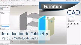 Introduction To Cabinetry Within SolidWorks Part 1: Multi-bodies