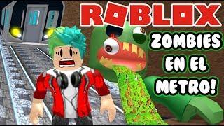 Zombies en el Metro | Escape The Subway Roblox | Juegos Roblox para niños