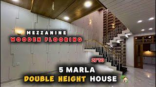 5 Marla 27 x 50 Double Height House for Sale in Eden Excutive Faisalabad  | Mezzanine Flooring 