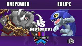 Tripoint 282 - Losers Quarters - OnePower(Loxodont) Vs. Eclipz(Orcane)