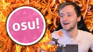 Eating Insanely Spicy Noodles If I Don't FC (osu! CHALLENGE)