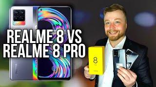 REALME 8 vs REALME 8 PRO - СРАВНЕНИЕ и Честный Обзор