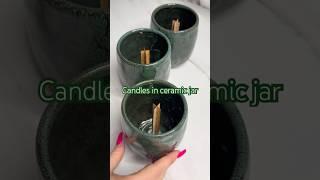$50 worth of candles!? #candle #candles #candlemaking #diy #candlebusiness #green #ceramic #jar