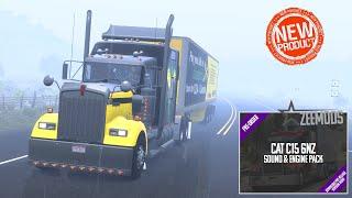 ATS | NEW Engine Sound !!! CAT C15 6NZ straight piped Sound & Engine Pack (by Zeemod) 2K