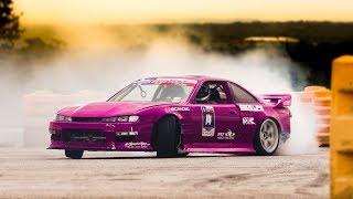 Lone Star Drift Round 6 - drifting under an 18 wheeler