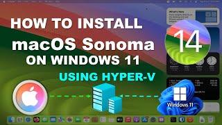 How to install macOS on windows 11 using Hyper-v