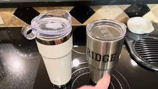 MyBevi Classic Premium Stainless Steel Tumbler vs YETI Rambler 30 oz Stainless Steel Vacuum Insulate