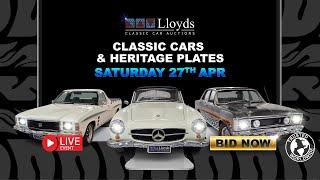 Lloyds Classic, Muscle & Barn Finds & Heritage Plates Auction