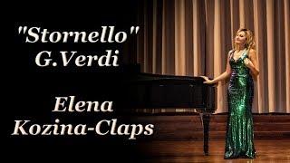 "Stornello" G.Verdi. Elena Kozina-Claps