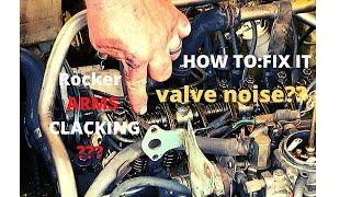 Rocker Arm Noise: How to fix it.