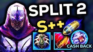 SPLIT 2 ZED BEST STRATEGY (Zed Is Back To S++ Tier again...)